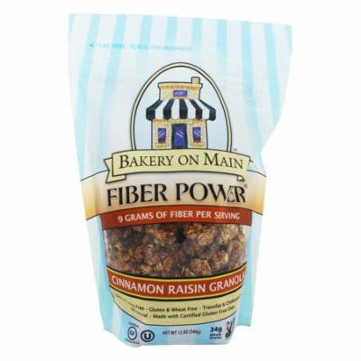 Bakery On Main - Fiber Power Granola Gluten Free Cinnamon Raisin - 12 oz(pack of 6)
