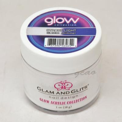 Glam and Glits GLOW ACRYLIC Glow in the Dark Nail Powder 2032 Strobe Light