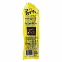 Primal Strips - Meatless Vegan Jerky Soy Texas BBQ Flavor - 1 oz(pack of 4)