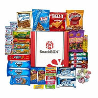 Back to School College Care Package Candies Chips and Cookies Assortment Variety Pack Bundle Bulk Sampler (45 Count) SnackBOX
