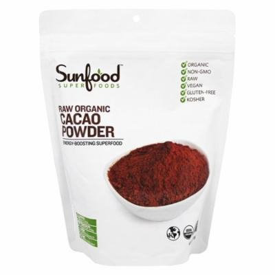 Sunfood Superfoods - Organic Raw Cacao Powder - 8 oz(pack of 6)