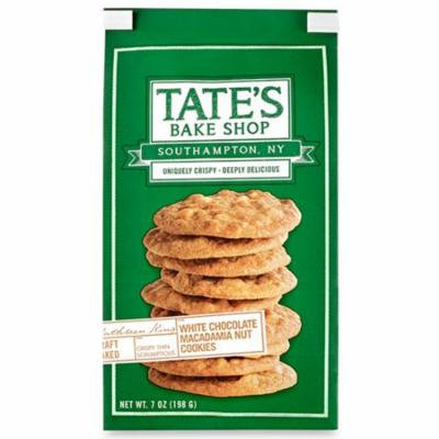 Tate's Bake Shop White Chocolate Macadamia Nut Cookies 7 oz Bags * 3