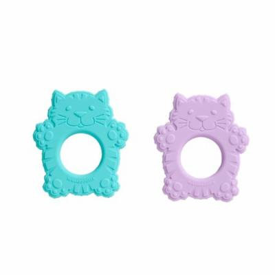 SugarBooger Silicone Teether Set/2 Fluffy Cat