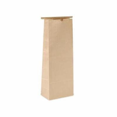 1 Unit 5 lb Kraft Tin Tie Bags 6-1/2