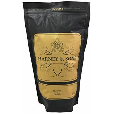 Harney & Sons Fine Teas Peaches and Ginger Black Tea Loose Tea (1 Pound)