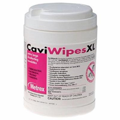 Caviwipes Surface Disinfectant Premoistened, Manual Pull Canister, Box of 66, 4 Pack (264 Total)