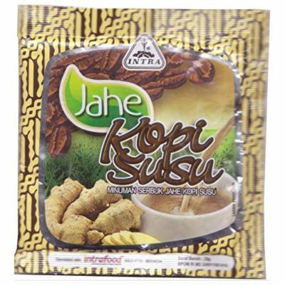 Intra Jahe Kopi Susu - Instant Ginger Tea with Coffee and Milk, 28 Gram ( 10 Sachets)
