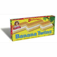 Little Debbie Creme Filled Banana Twin Soft Cakes, 11 oz