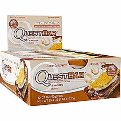 Quest Nutrition QuestBar Protein Bar S'Mores -- 12 Bars pack of 4