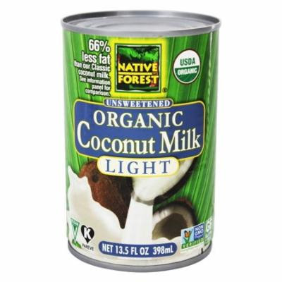 Native Forest - Coconut Milk Light Organic Unsweetened - 13.5 oz(pack of 3)
