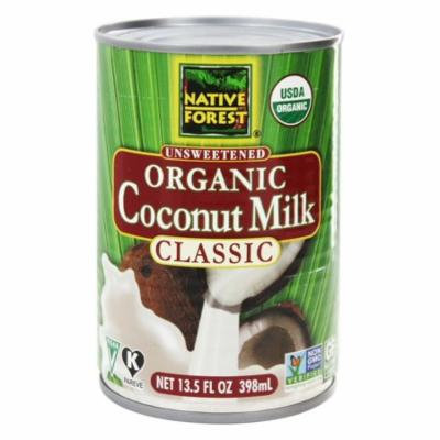 Native Forest - Coconut Milk Classic Organic Unsweetened - 13.5 oz(pack of 6)