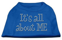 Ahi It's All About Me Rhinestone Shirts Blue Med (12)