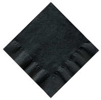 HOFFMASTER NB57029-1M Beverage Napkin, Blk,2Ply,1/4 Fold, PK1000