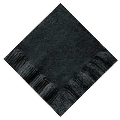 HOFFMASTER NB57029-1M Beverage Napkin, Blk,2Ply,1/4 Fold, PK1000