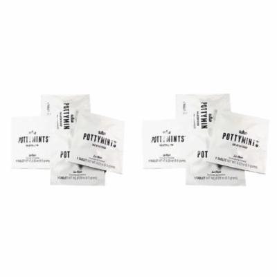 PottyMints Le Fleur Travel Bathroom Toilet Odor Eliminator Air Freshener Tablets 8 Pack White Fragrance