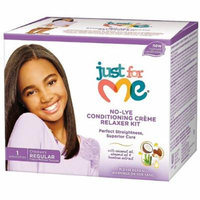 4 Pack - Just For Me No-Lye Regular Conditioning Creme Relaxer Kit 1 ea