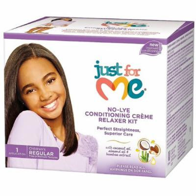 4 Pack - Just For Me No-Lye Regular Conditioning Creme Relaxer Kit 1 ea