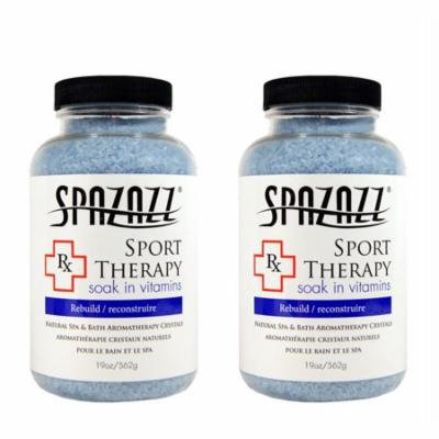Spazazz Aromatherapy Spa and Bath Crystals- Sport Therapy (2 Pack)