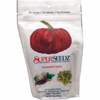 SuperSeedz Gourmet Pumpkin Seeds Somewhat Spicy -- 5 oz pack of 4