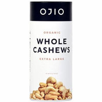 Ojio Gluten Free Organic Whole Cashews -- 8 oz pack of 2