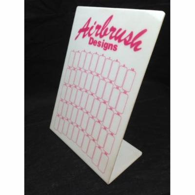 Beauticom Airbrush Designs Nail Tips Display Board - Red