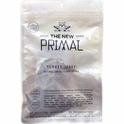 The New Primal Gluten Free Turkey Jerky -- 2 oz pack of 6