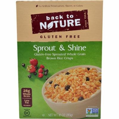 Back To Nature Sprout & Shine Gluten Free Cereal -- 10 oz pack of 2