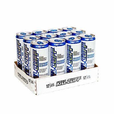 Kill Cliff Electrolyte Recovery Drink, Raspberry Blueberry, 12 Ounce, 12 Count; Low Cal, No Sugar