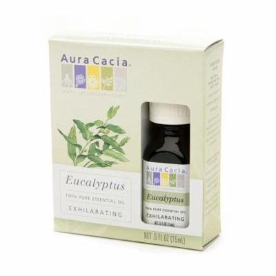 Aura Cacia Pure Essential Oil, Exhilarating Eucalyptus 0.5 fl oz(pack of 6)