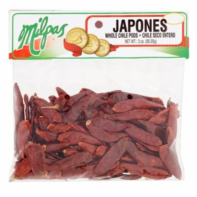 Milpas Japones Whole Chile Pods, 3.0 OZ