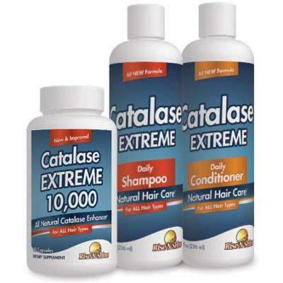 Catalase Extreme 30 Day Starter Set You Get Capsules, Shampoo & Conditioner at a Incredible Price! - Strongest Formula on the Market!