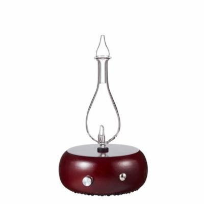 Magnificent 2.0 Nebulizing Essential Oil Diffuser for Aromatherapy by Organic Aromas. Premium Home & Professional Use, No Heat, No Water, No Plastic. Made with Dark-colored Wood and Glass