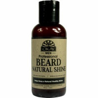 Okay For Men Beard Natural Shine, 4 Oz