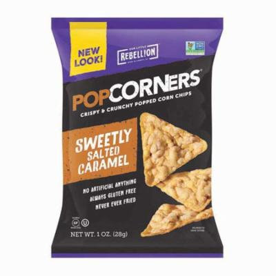 Medora Snacks Popcorners Caramel Popped Corn Chips 1.1 oz Bags - Pack of 40