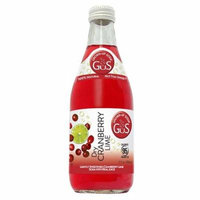 GUS Dry Cranberry Lime 12 Oz Glass Bottle - Pack of 12