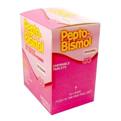 Pepto-Bismol BXPB25 Tablets, Two-Pack, 25 Packs/Box