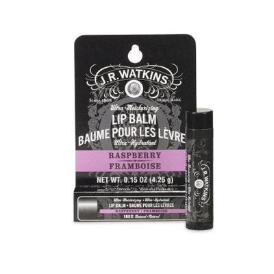 JR Watkins Raspberry Lip Balm Peg, 0.15 Oz