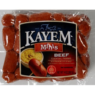 Kayem Foods, Inc. Kayem Mini Beef Cocktail Franks 14 Oz