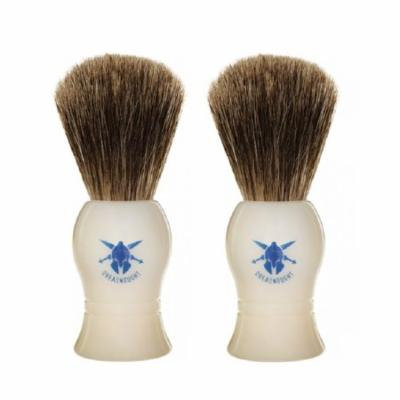Dreadnought, The Ultimate Shaving Brush for Real Men, Badger Brush (2 Pack)