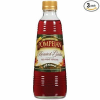 Pompeian Vinegar Roasted Garlic Infused Red Wine 16oz (6 Pack)