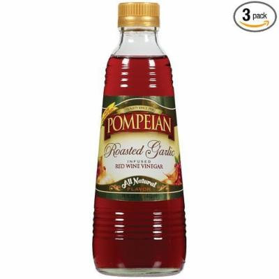 Pompeian Vinegar Roasted Garlic Infused Red Wine 16oz (6 Pack)