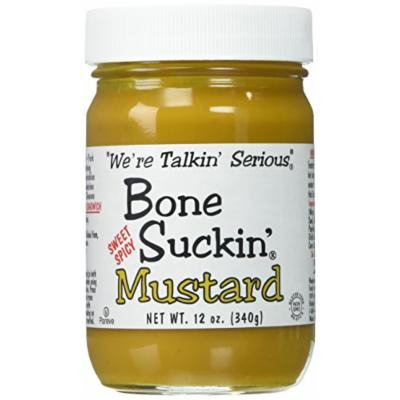 Bone Suckin' Sweet Hot Mustard 12 oz (4-Pack)