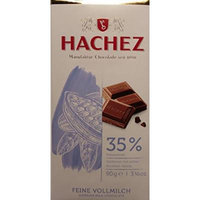 Hachez Superior Milk Chocolate 35% Cocoa Bars (3 x 90g)