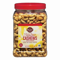Wellsley Farms Unsalted Roasted Whole Cashews, 2.5 lbs. (pack of 2)