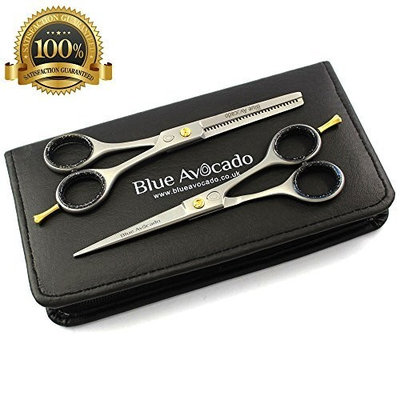 Blue Avocado Professional Hair Cutting & Thinning Scissors Shears Hairdressing Set by Blue Avocado