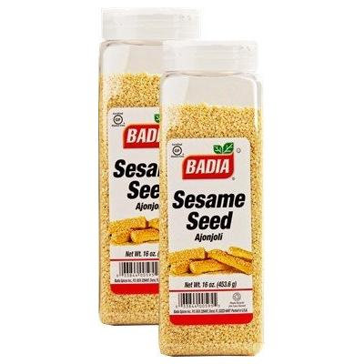 Badia Sesame Seed Hulled 16 oz Pack of 2