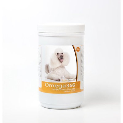 Healthy Breeds 840235143451 Poodle Omega 3 & 6 Soft Chews - 120 Count