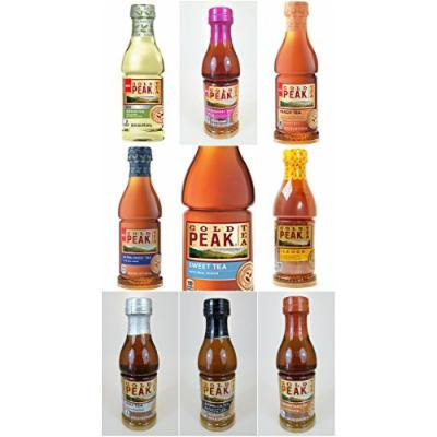 12 Bottles of Gold Peak Tea 18.5oz Bottles (9 Flavor Sampler Pack)