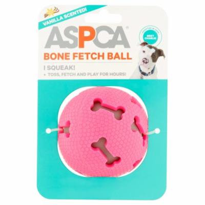 ASPCA Pink Vanilla Scented Bone Fetch Ball