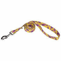 Country Brook Design® 1 Inch Purple April Blossoms Dog Leash - 6 Foot